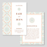 Plantable Aesthetic Wedding Invitation Card